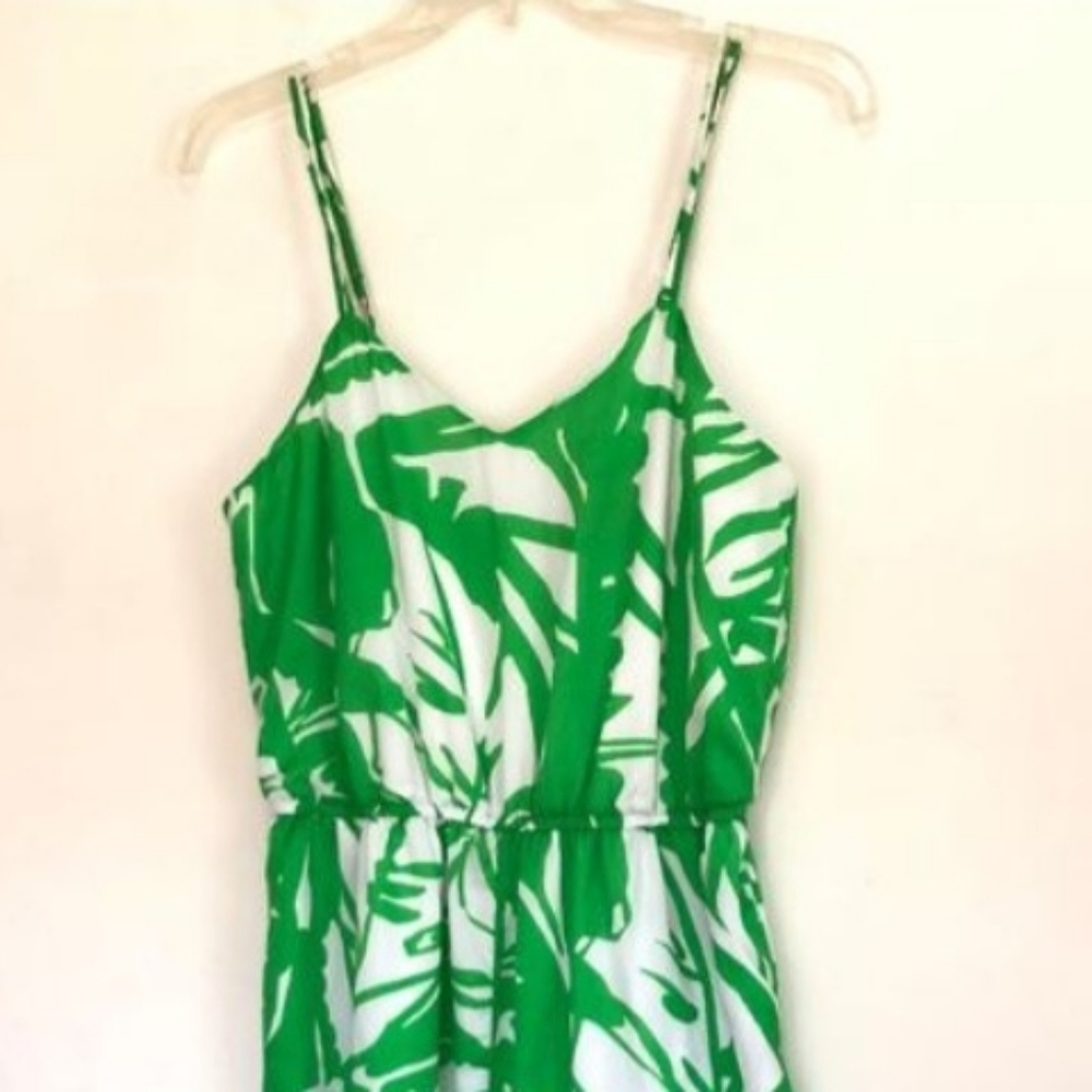 GREEN & WHITE ROMPER - Picture 6 of 6